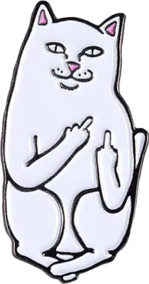 Produktbild von RIPNDIP LORD NERMAL ABZEICHEN – weiß – universell