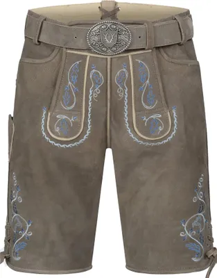 Produktbild von Lederhose Malik mit Gürtel 52