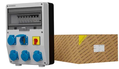 Productafbeelding van Verdeelpaneel met aardlekschakelaar DV-S/FI 5x230V Schuko, merk Doktorvolt®, model 1974