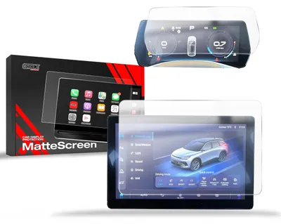 Produktbild von Matte Autodisplayfolie 2in1 für BAIC BEIJING 5 (2023-2026), Grizz Protector