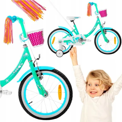 Produktbild von Kinderfahrrad 16 Zoll Tabou Mini Aluminiumfahrrad Für Mädchen Leichtgewichtig