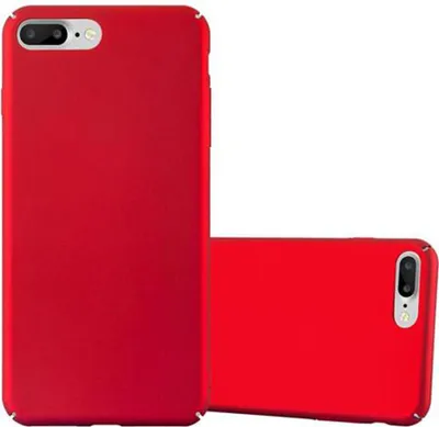 Produktbild von Cadorabo Hülle für Apple iPhone 7 PLUS / 7S PLUS / 8 PLUS Schutzhülle in Rot Hard Case Handy Hülle Etui