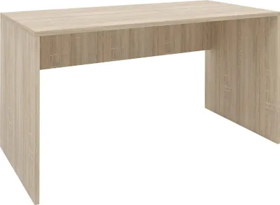 Immagine prodotto di Milani Home - scrivania moderna 139 x 75 x 68 cm con cassettiera, effetto legno, per studio e ufficio