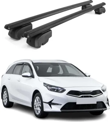 Obrázok produktu pre Strešné nosiče priečne pre Kia Ceed Break 2019-2021 hliník čierny ABE