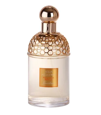 A clear, professional studio shot of a Guerlain Aqua Allegoria Mandarine Basilic perfume bottle against a plain white background.