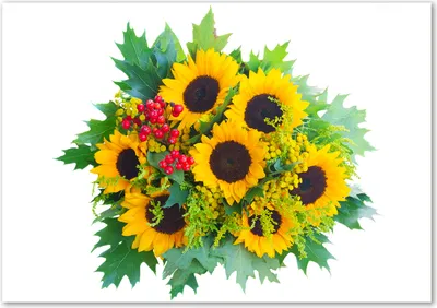 Produktbild von Tulup® Leinwandbild - 100x70 cm - Wandkunst - Drucke auf Leinwand - Leinwanddruck  - Blumen & Pflanzen - Gelb - Sonnenblumen