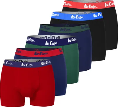 Immagine prodotto di Lee Cooper confezione da 6 - Boxer uomo in cotone, intimo da uomo