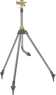 Image de Arroseur de jardin rotatif sur trépied Alu Portée max 14 m Raccord rapide VITO