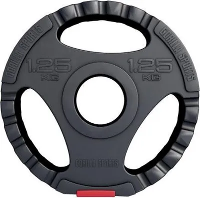 Obrázok produktu pre Gorilla Sports Činkový kotúč Olympia, plast, 1,25 kg