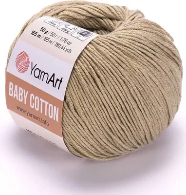 Zdjęcie produktu dla Włóczka YarnArt Baby Bawełna 434 / zielonobeżowy