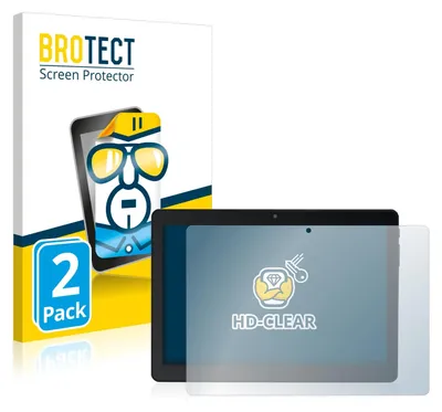 Produktbild von 2x Für Acepad A145 10.1" Schutzfolie BROTECT Displayschutz Display Schutz Folie Klar Transparent