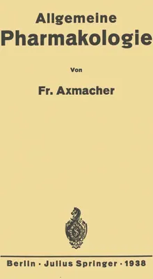 Produktbild von Allgemeine Pharmakologie