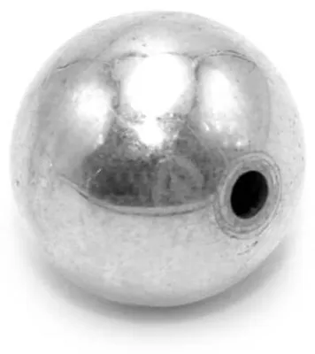 Produktbild von Vintageparts Silberperle 925 Silber glänzend 14 mm, 1 Stück