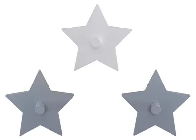 Zdjęcie produktu dla Roba 3-częściowy zestaw haków ściennych "Little Stars"; 450101D190
