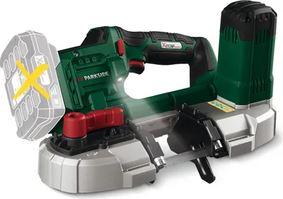 Obrázek produktu pro PARKSIDE® Aku pásová pila PMBA 20-Li A1 – bez akumulátoru a nabíječky