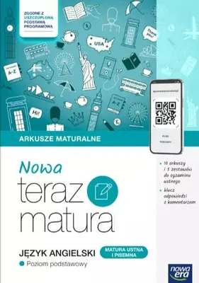 Productafbeelding van Teraz matura Język angielski - Arkusze poziom podstawowy 2024/2025