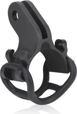 Productafbeelding van Fietstaslampbevestiging, stabiele houder voor fietstaslamp, bevestigingsbeugel/klem voor fietstaslamp