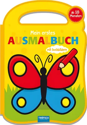 Produktbild von Mein erstes Ausmalbuch Tiere mit Suchbildern - ab 18 Monate