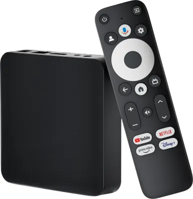Streaming Box GD2 4K HDR Smart Google TV Player Android | Dolby Atmos | WLAN/WiFi LAN USB | Chromecast | Netflix | Prime Video | Disney+