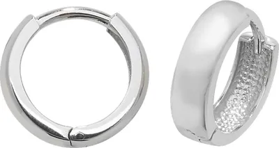 Produktbild von 9 Karat (375) Weißgold Damen - Paar Creolen - 9mm*9mm; TRS113879KW