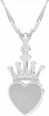 Immagine prodotto di Collana d'argento a forma di cuore "Love, love, love" (argento 925)