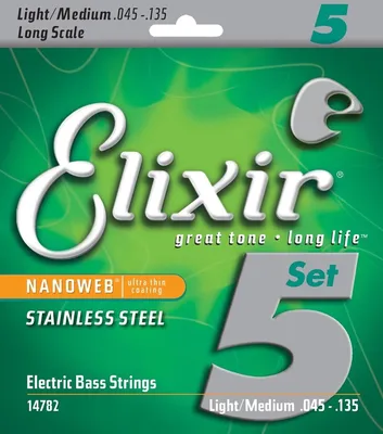 Immagine prodotto di Elixir Bass Nanoweb in acciaio inox