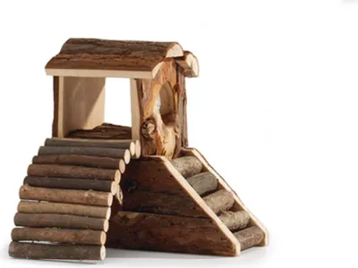 Produktbild von Beeztees Forest Spielturm - Nager - 17x11x15 cm