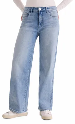 Produktbild von Stooker Women MODENA Damen 5-Pocket-Jeans Wide Leg Fit 36 (Länge 30) light blue