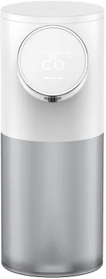 Image de Distributeur automatique électrique de savon moussant, pompe rechargeable sans contact, régulation de la température, blanc