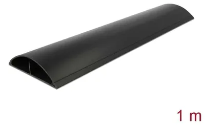 Imagen del producto de Canal para cables Delock, 1 metro, color negro