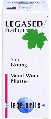 Zdjęcie produktu dla LEGASED naturalny roztwór na stany zapalne błony śluzowej jamy ustnej, roztwór 5 ml