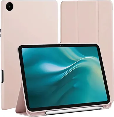 Image de Housse Etteri pour Samsung Tab A9 2023 8,7" - rose clair