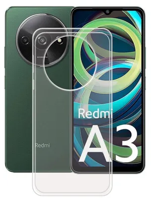 Obrázok produktu pre Pre Xiaomi Redmi A3 – priehľadné silikónové puzdro na mobilný telefón z TPU, tenké