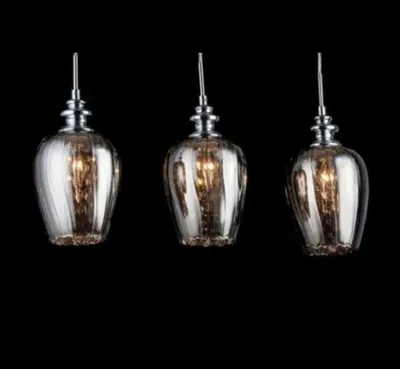 Produktbild von Casa Padrino Jugendstil Kristall Deckenleuchte Nickel 70 x H 100 cm - Elegante Deckenlampe