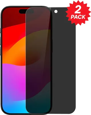 Produktbild von 2x 0.3 mm Privacy Display Schutzglas mit Blickschutzfunktion für Apple iPhone 17