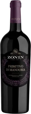 Obrázok produktu pre Zonin Primitivo Di Manduria DOC 2024 Primitivo di Manduria | Taliansko | 14,5 % obj. | 0,75 l