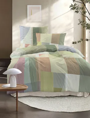Produktbild von Irisette GmbH & Co. KG Lyocell-Satin Bettwäsche Set Lotus 8592 Farbe salbei Größe 155x220+80x80