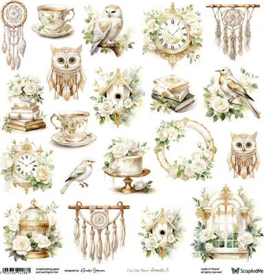 Image de SCRAPandME 30x30cm recto papier scrapbooking 250g, Elements 5