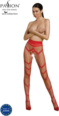 Produktbild von PE ECO Strumpfhose ouvert S006 red S/L