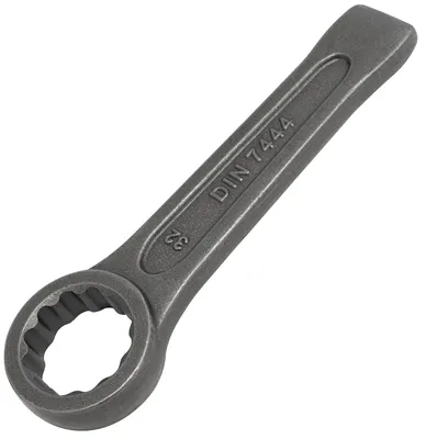 Schlag-Ringschlüssel 32 mm, 190 mm Länge, CR-V Stahl, silber