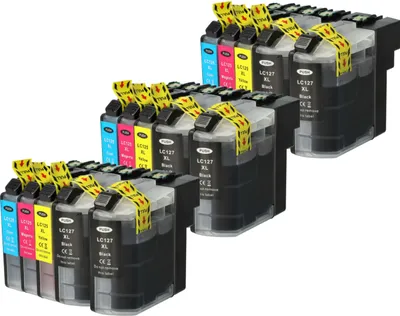 Produktbild von vhbw 15x Tintenpatronen kompatibel mit Brother MFC-J6720DW, MFC-J6520DW, MFC-J6920DW, MFC-J4710DW Drucker + Chip (Kompatibel)