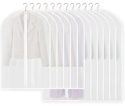 Productafbeelding van Set van 12 Kledinghoezen 60 x 100 cm en 60 x 120 cm