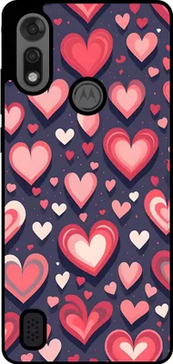 Obrázok produktu pre Smartphonica Puzdro na telefón vhodné pre Motorola Moto E6i / Moto E6s 2020 s potlačou srdca - TPU zadný kryt Puzdro s dizajnom srdca