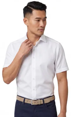 Produktbild von Olymp Hemd weiß uni Luxor Modern Fit