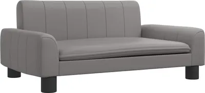 Immagine prodotto di vidaXL Letto per cani grigio 70x45x30 cm in Pelle finta