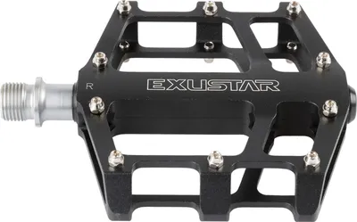 Produktbild von Exustar Plattformpedale E-PB525, Aluminium Industrielager, schwarz