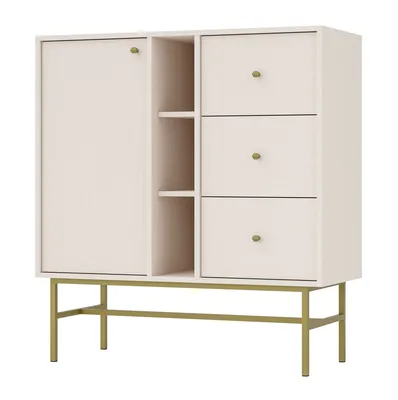 Produktbild von Kombinierte Kommode IROS 3 – Beige/Gold