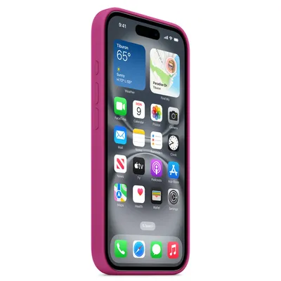 Produktbild von Apple iPhone 16 Plus Silikon Case mit MagSafe – Fuchsia, Cover, Apple, iPhone 16 Plus, 17 cm (6.7"), Fuchsie