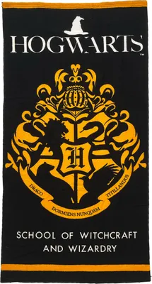 Obrázek produktu pro Plážová osuška z mikrovlákna Harry Potter Bradavice