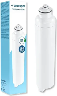 Immagine prodotto di Filtro acqua Wessper per frigorifero LG di ricambio per M7251242FR-06, ADQ32617701, M7251242F-06, M7251253F-06, M7251253FR-06, ADQ32617703, GRP2470ACM